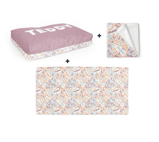 PERSONALISED PET BUNDLE - SQUIGGLES - Fuzzhous