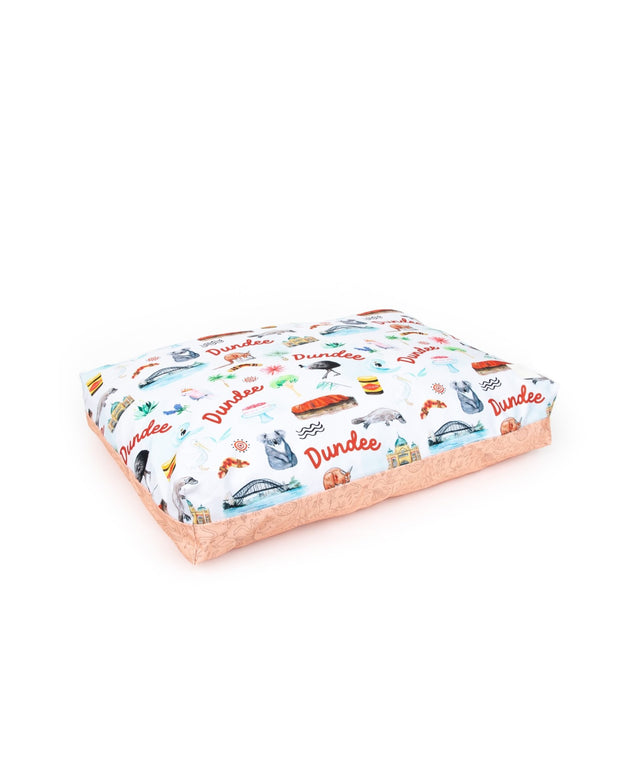 AUSTRALIA PRINT PERSONALISED DOG BED - Fuzzhous