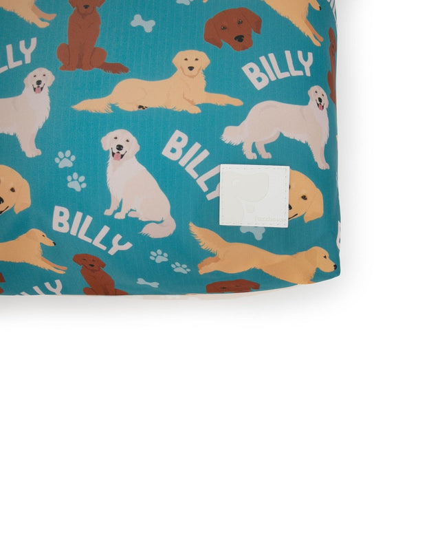 GOLDEN RETRIEVER PERSONALISED DOG BED