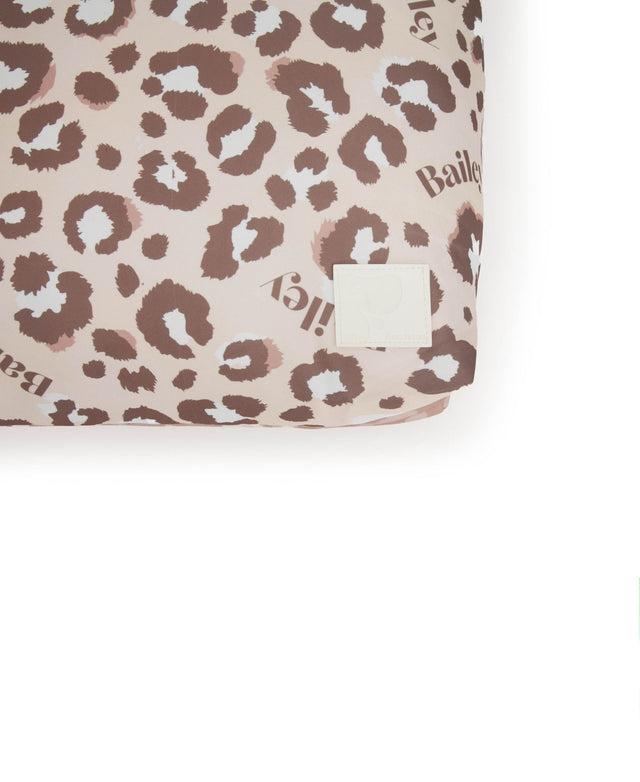 LEOPARD PRINT PERSONALISED DOG BED