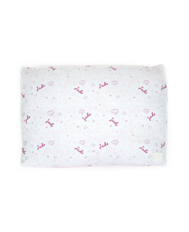 PINK DOG PERSONALISED DOG BED